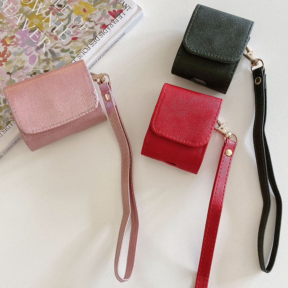 Luxury Bags Outlet - AirPods用の豪華な保護ケース,無地,マット,レザー,イヤホン用,1, 2, 3 pro,2, 2