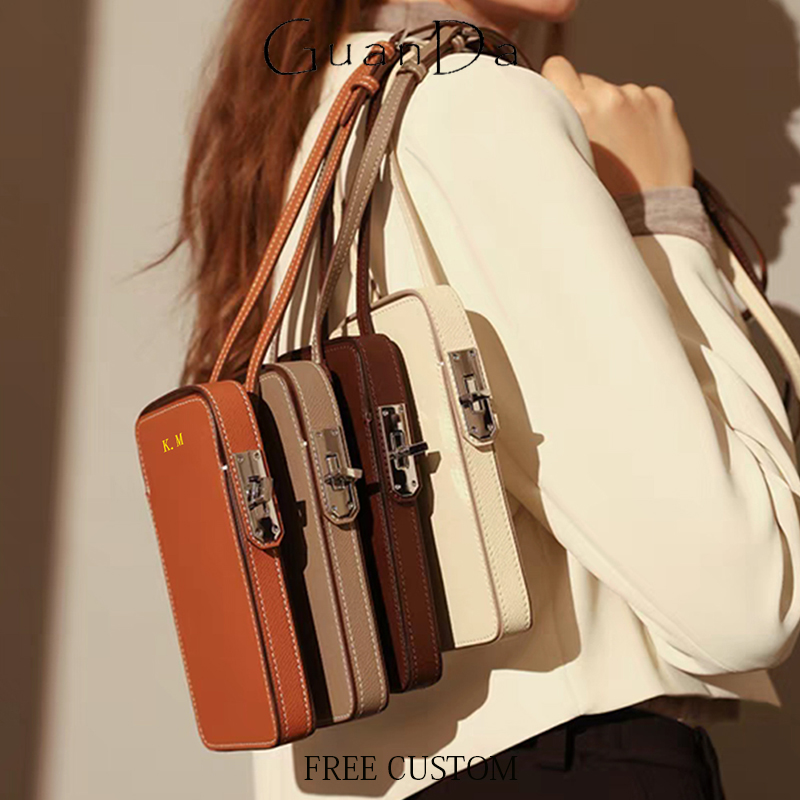 Luxury Bags Outlet - 女性のための本革のクロスボディフォンバッグ,カスタム名のハンドバッグ,ショルダーストラップ,カジュアルな女性の財布,カードの財布,高級デザイン,ファッション