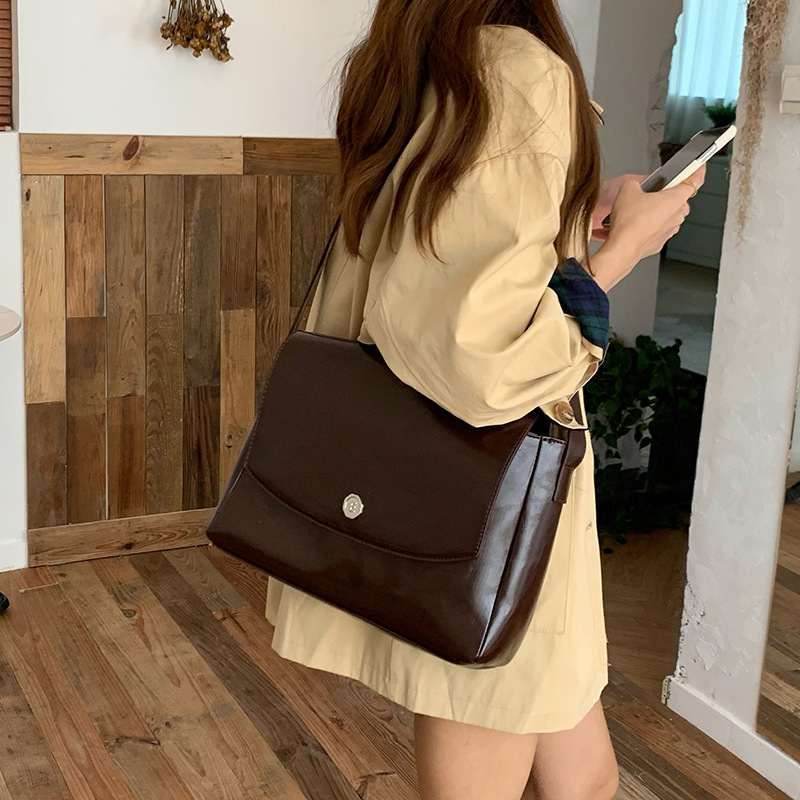 Luxury Tote Bags With Zipper - Cgcbag-女性用のビンテージスタイルの合成皮革バッグ,大容量の合成皮革メッセンジャーバッグ,シンプルで頑丈,豪華,デザイナー,高品質