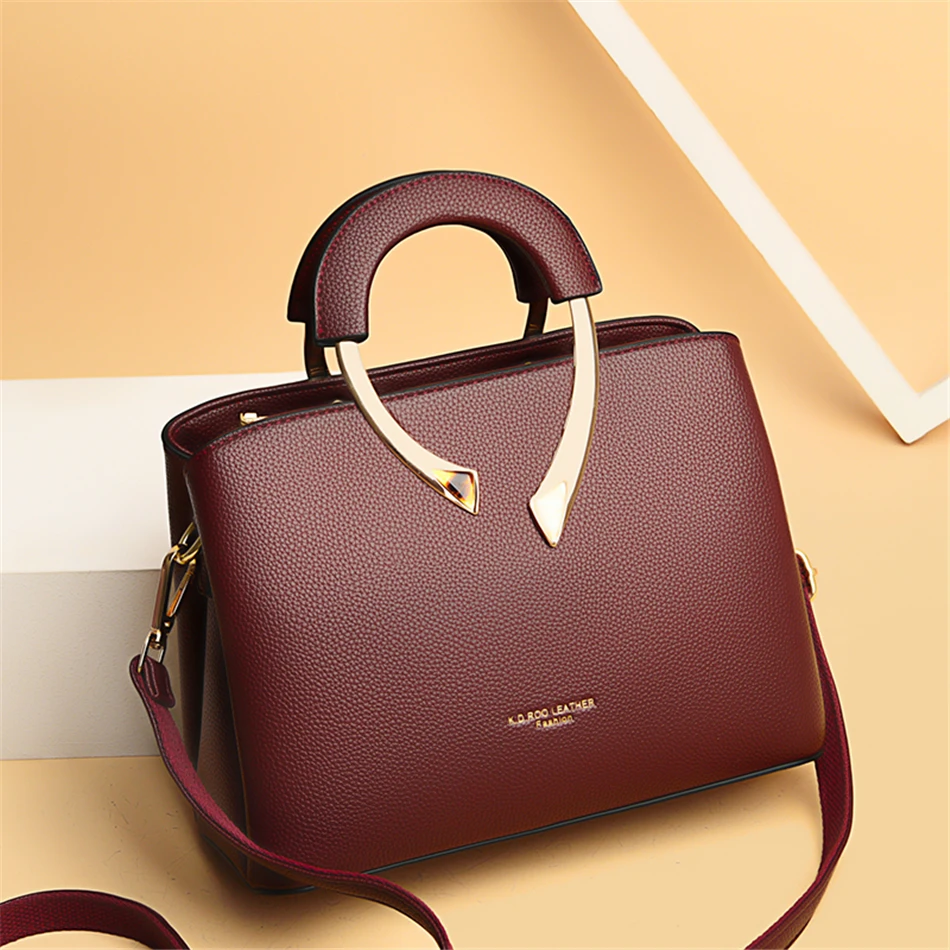 本物のヴァンダーウォール高品質 Pu レザーカジュアルトート - Luxury Tote Bags With Zipper のレビューと価格