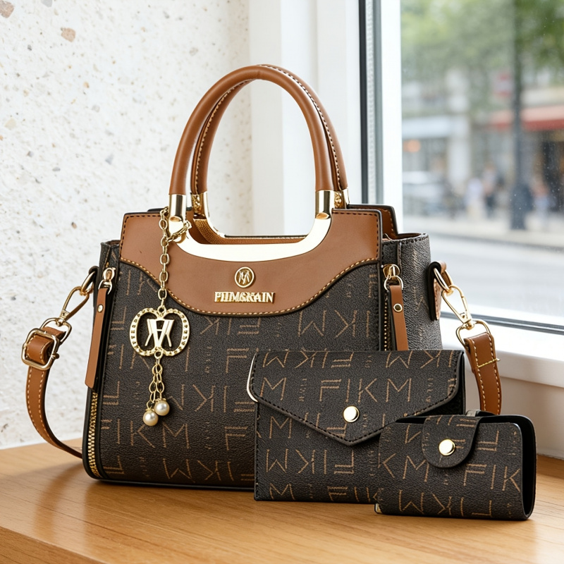 3点セットの高級感のあるプリントレターバッグ、プレミアムでお - Luxury Bags のレビューと価格