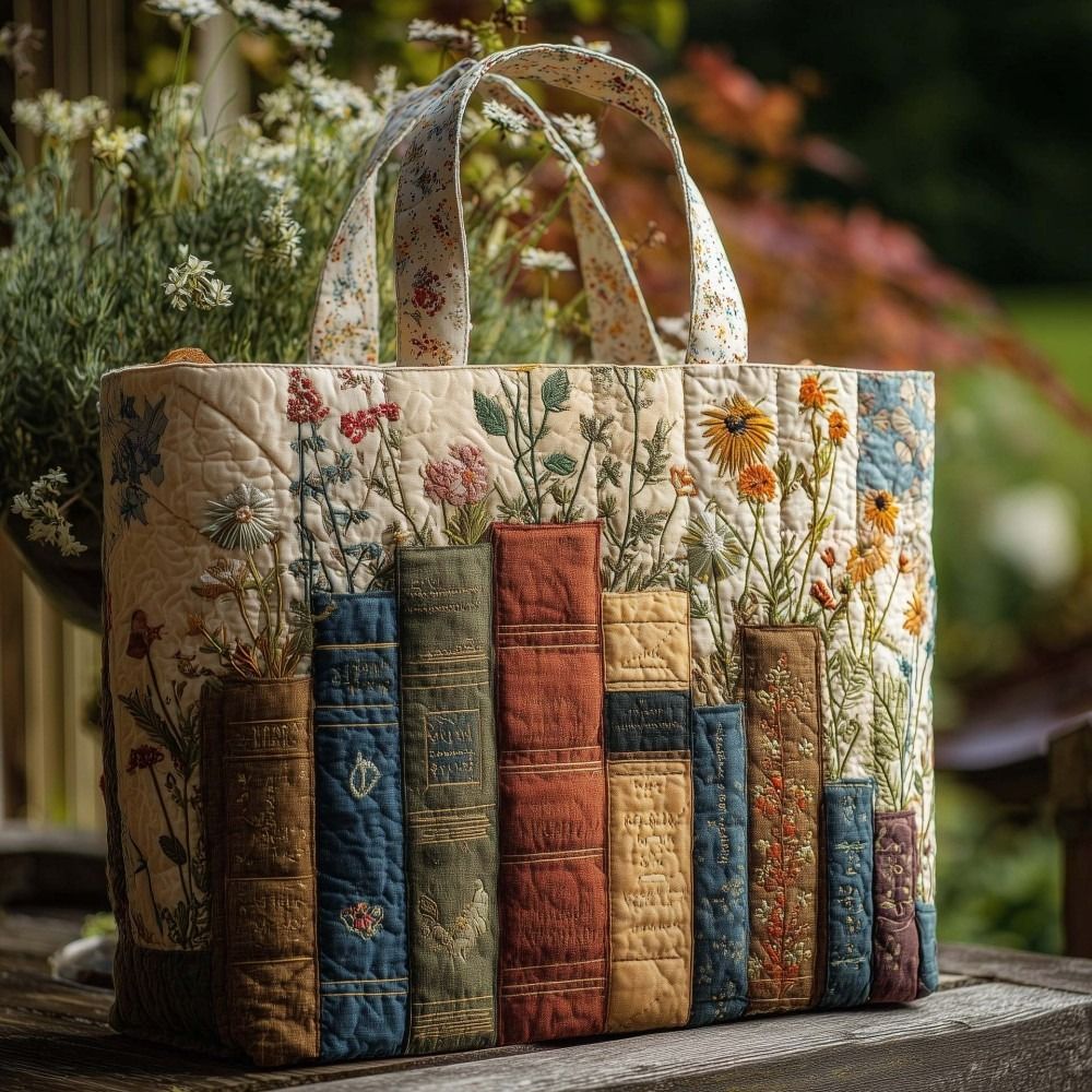 ヴィンテージ女性用キルティングトートバッグ 3Dプリント柄  - Canvas Tote Designer のレビューと価格