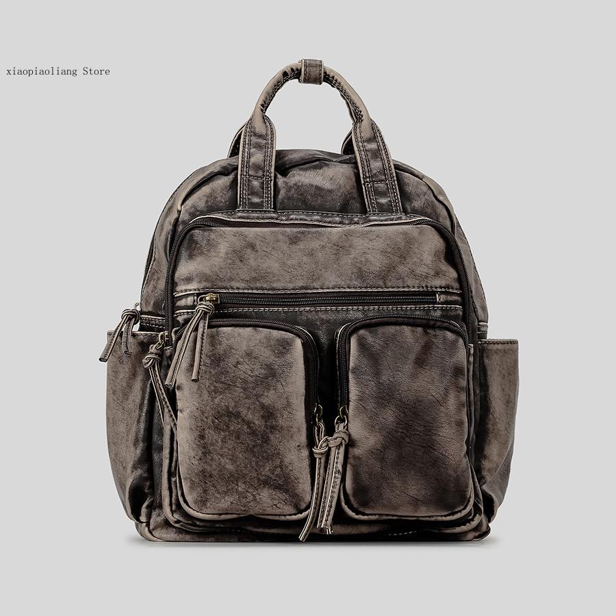 高級ソフトウォッシュPUレザーバックパック、トレンドの女子向 - Luxury Bags Trending のレビューと価格
