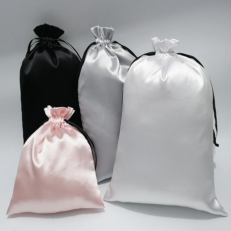 10 個カスタムサテンエクステンションヘアバッグ高級品シルク - Luxury Bags Outlet のレビューと価格