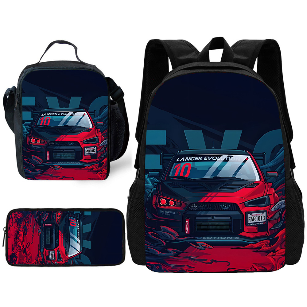 子供学校ファッション高級スポーツカーバックパックランチバッグ - Luxury Bags Trending のレビューと価格