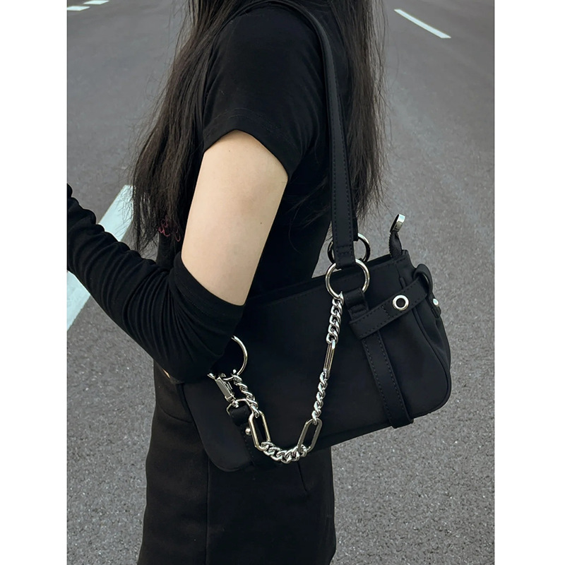 ファッションデザインゴシックチェーンレディース脇の下バッグス - Canvas Tote Designer のレビューと価格