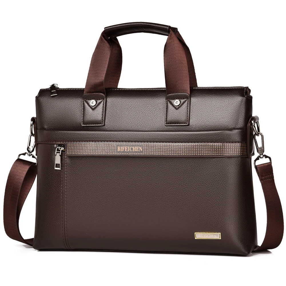 2026 新しい高級ブランド男のハンドバッグ革ラップトップブ - Luxury Tote Bags With Zipper のレビューと価格
