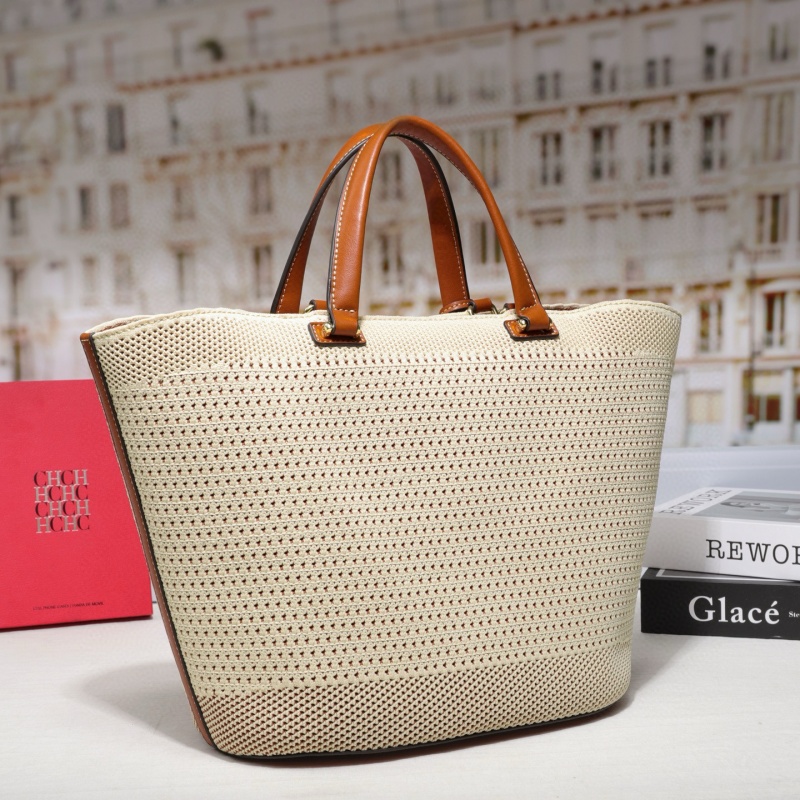 CHCH 新しい女性用ニットトートバッグ 大きなビーチバッグ - Canvas Tote Designer のレビューと価格