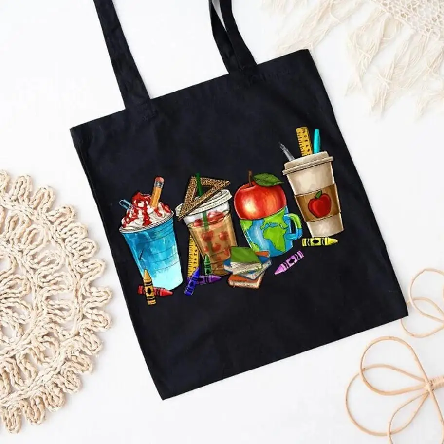 かわいい教師用トートバッグ、ブックバッグ、教師用アップルギフ - Canvas Tote Designer のレビューと価格