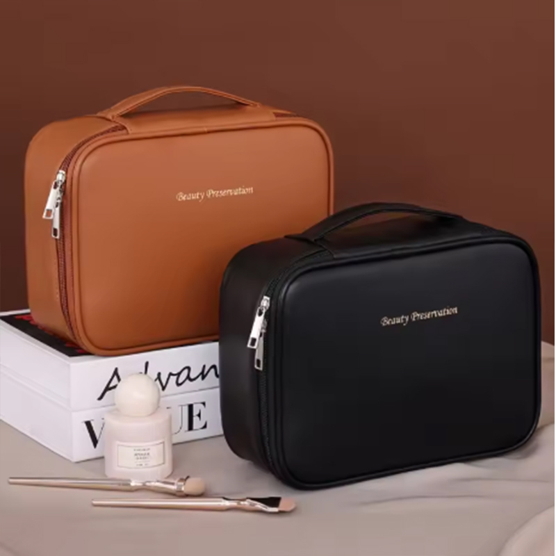 新しい女性用化粧品バッグポータブル収納バッグ大容量高級化粧バ - Luxury Bags のレビューと価格