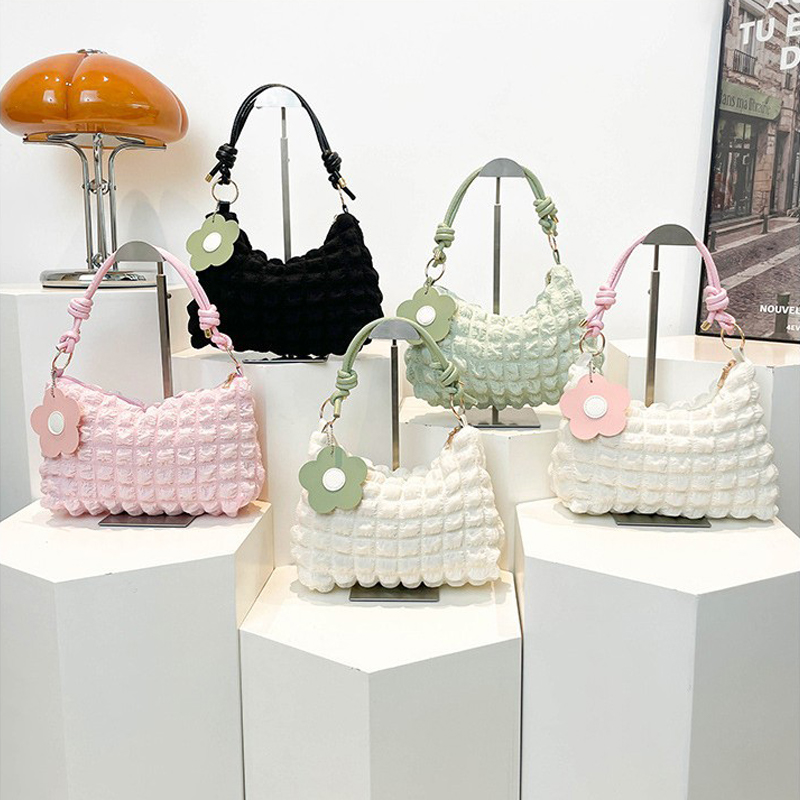 女性の新しいハンドバッグ韓国無地ドーパミンファッショナブルな - Luxury Tote Bags With Zipper のレビューと価格