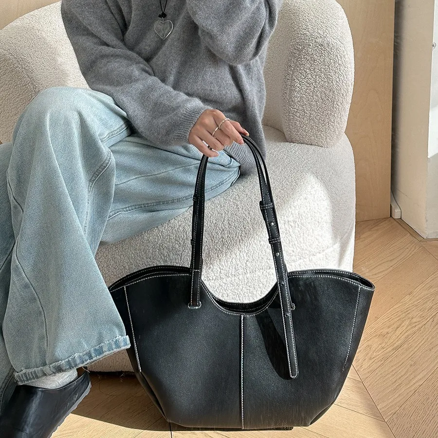 ヴィンテージ女性用ハンドバッグ 大容量ポータブルショッピング - Luxury Tote Bags With Zipper のレビューと価格