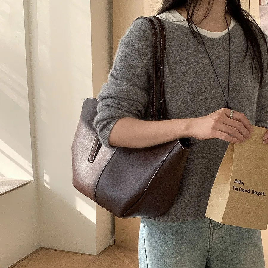 ヴィンテージ女性用ハンドバッグ 大容量ポータブルショッピング - Luxury Tote Bags With Zipper のレビューと価格