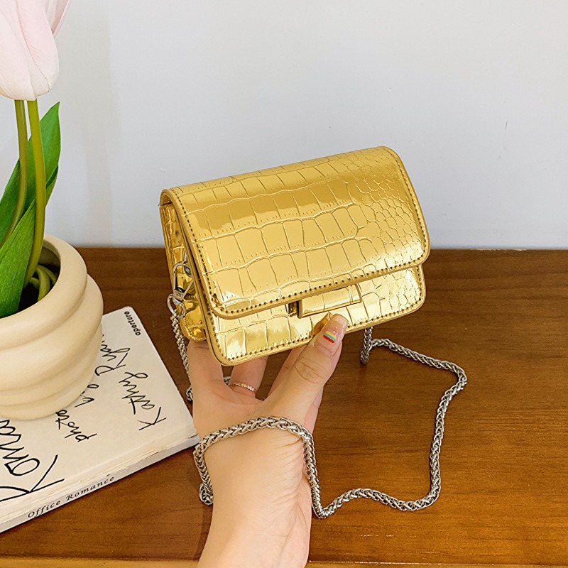 女性ヴィンテージチェーンシルバーシックなクロスボディバッグ高 - Luxury Bags For Summer のレビューと価格
