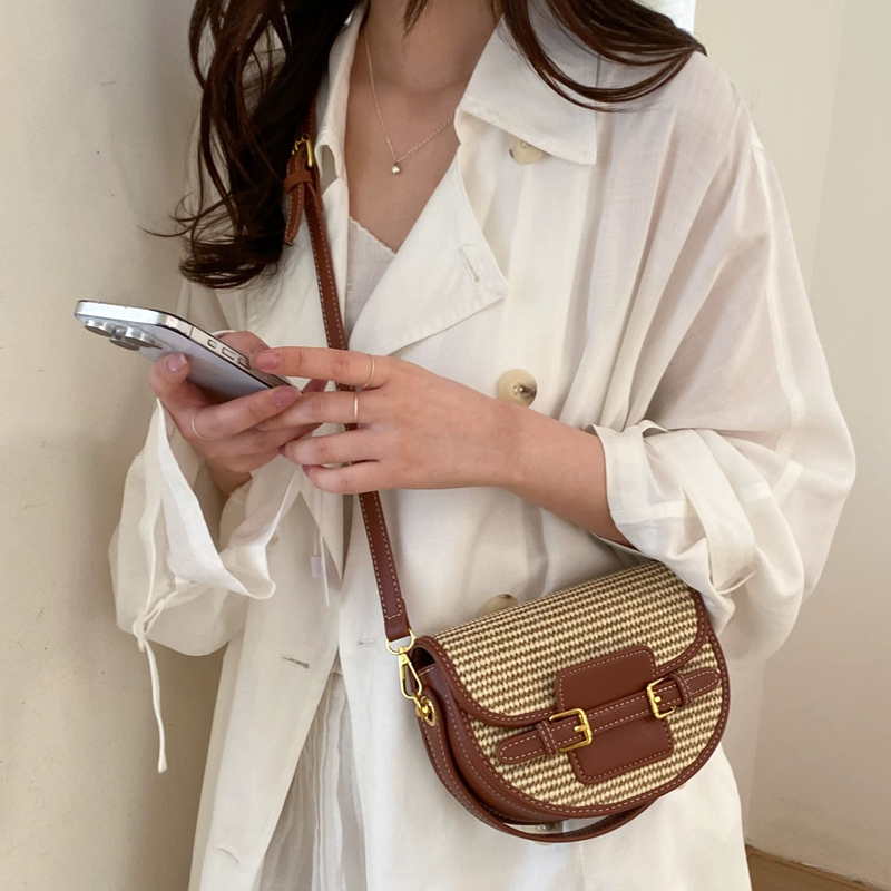 イングランドスタイル ミニストローサドルバッグ レディース  - Luxury Bags Women のレビューと価格