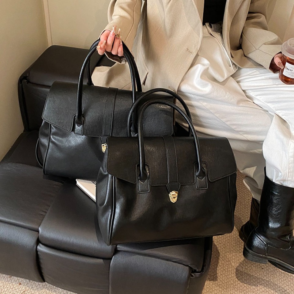高級大容量ボストンバッグ レディース ショルダーバッグ クロ - Luxury Tote Bags With Zipper のレビューと価格