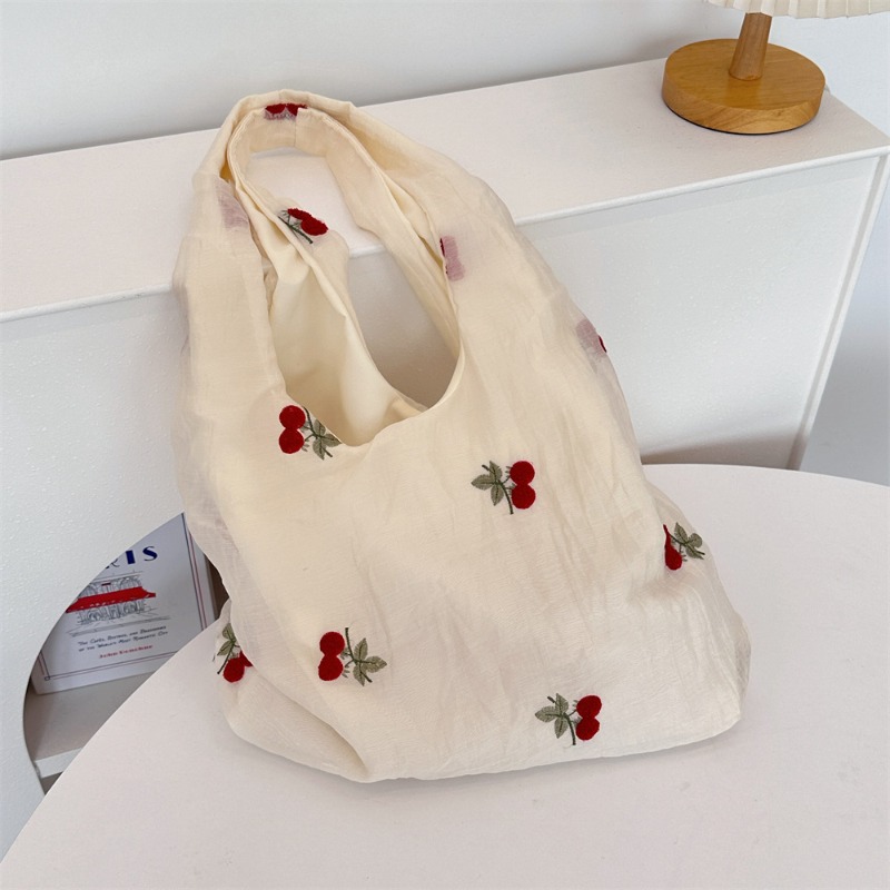 デザイナーバッグ 高級 チェリー刺繍 キャンバストートバッグ - Canvas Tote Designer のレビューと価格